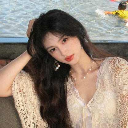 夏威夷歐美復古波西米亞民族風耳環沙灘貝殼流蘇耳鉤長款耳飾配飾