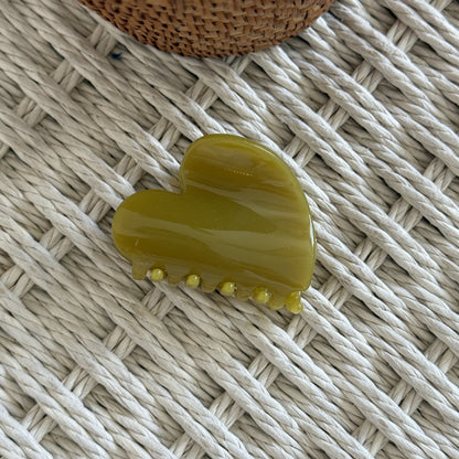 愛心簡約鯊魚夾