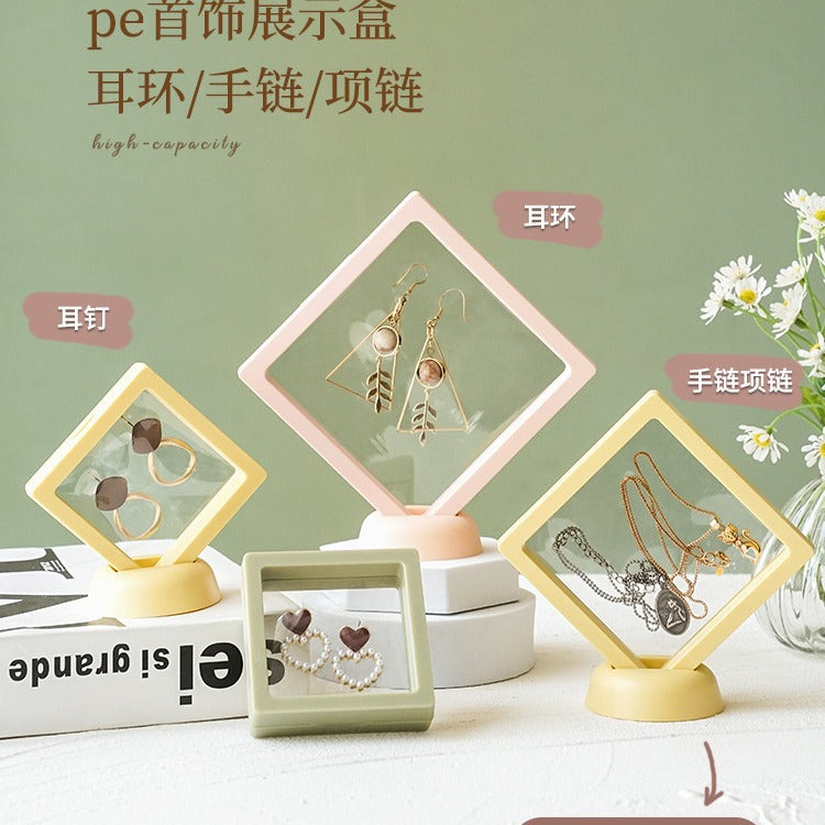 透明簡約耳環－細節特寫1｜https://igowo.tw/