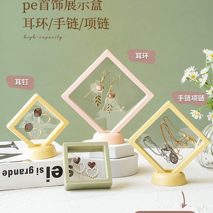 透明簡約耳環－細節特寫1｜https://igowo.tw/