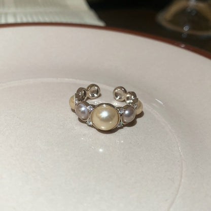 鋯石花朵鑲鑽戒指－56#戒指-銀色款細節37｜https://igowo.tw/