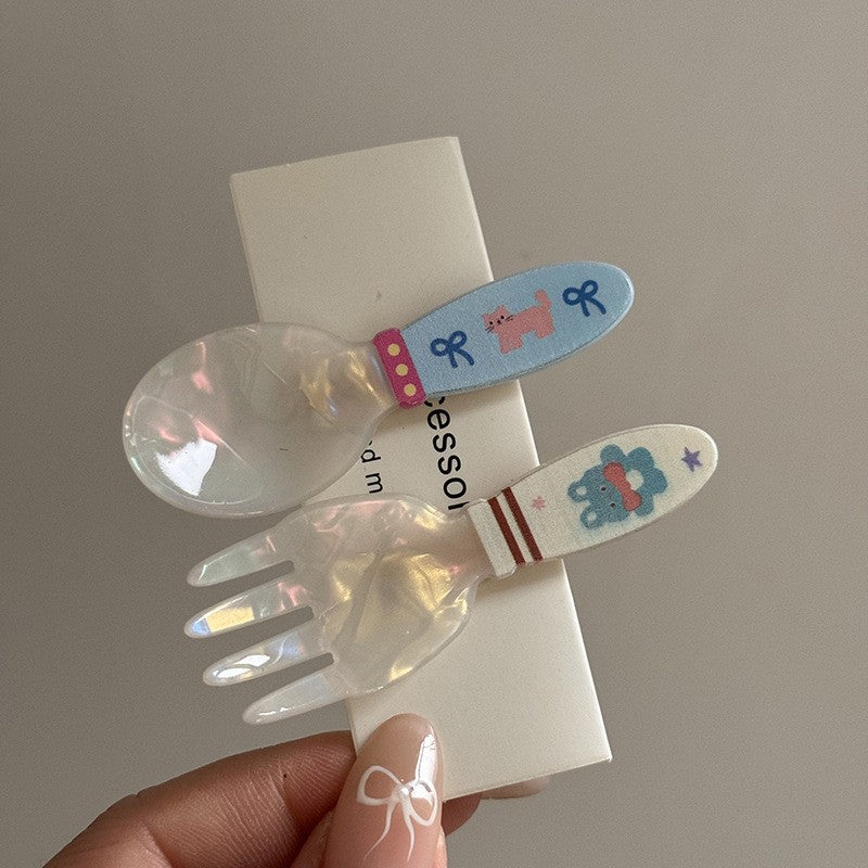 碎花波點髮夾套組