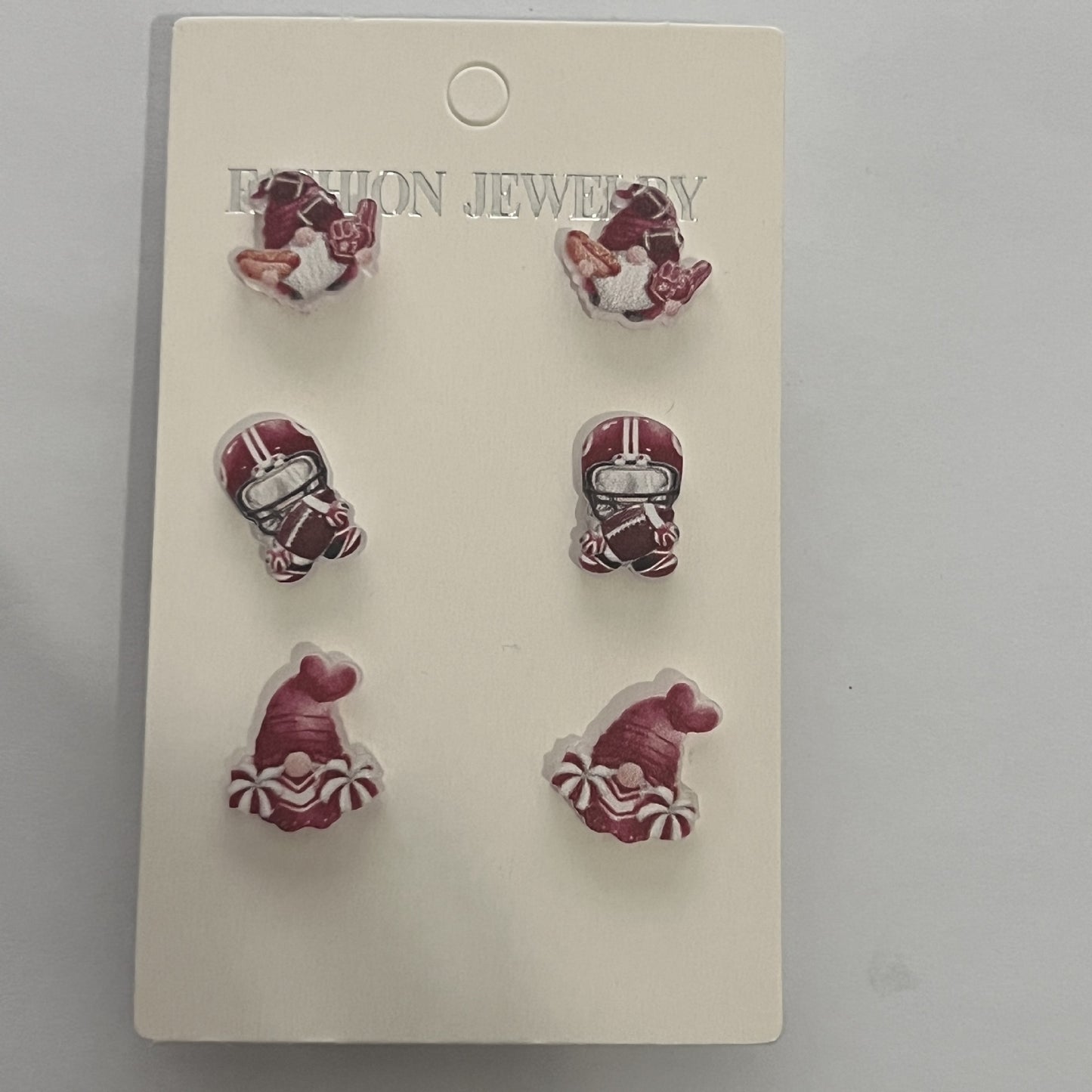 壓克力草莓耳環套組－細節特寫4｜https://igowo.tw/