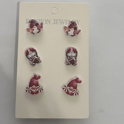 壓克力草莓耳環套組－細節特寫4｜https://igowo.tw/