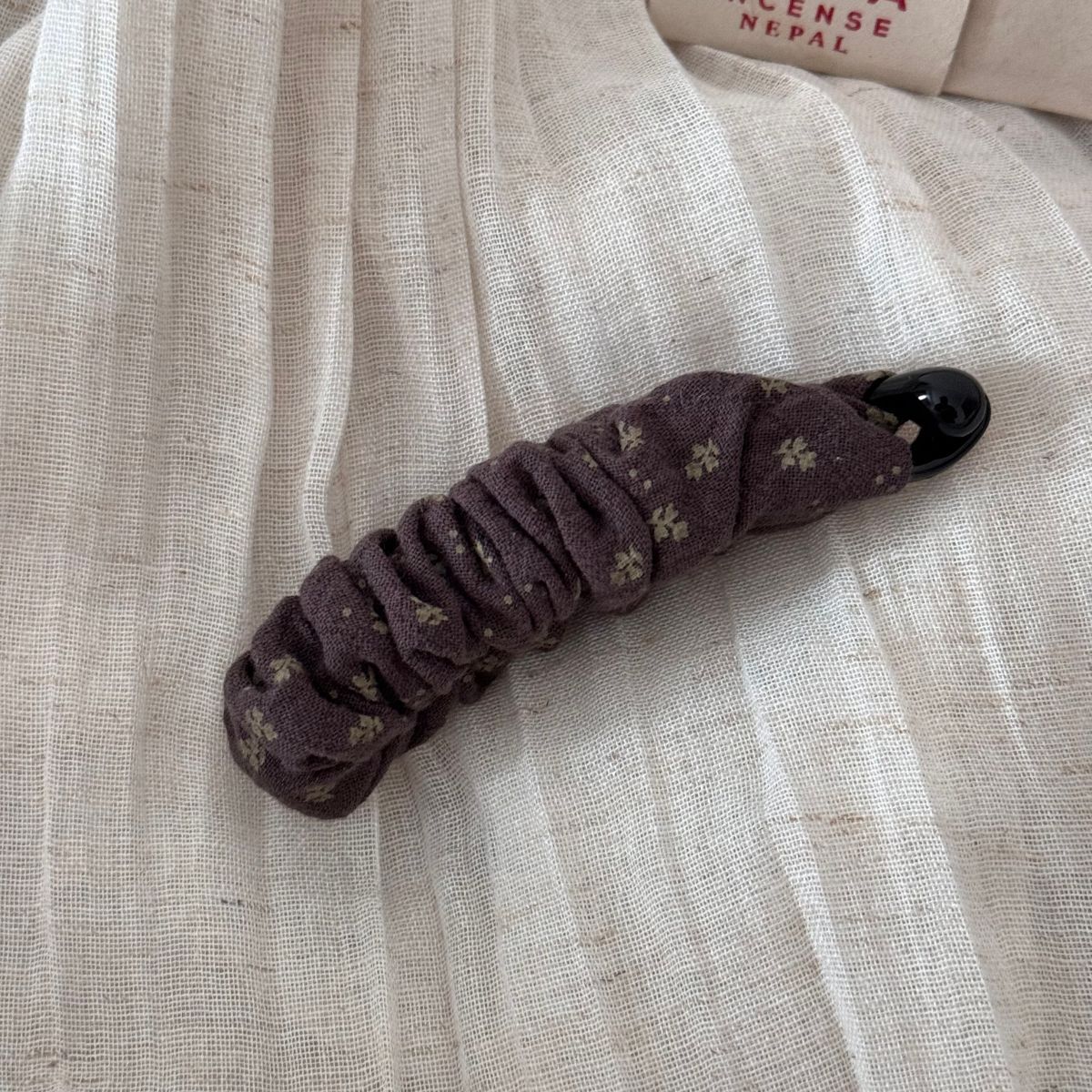 碎花簡約髮夾