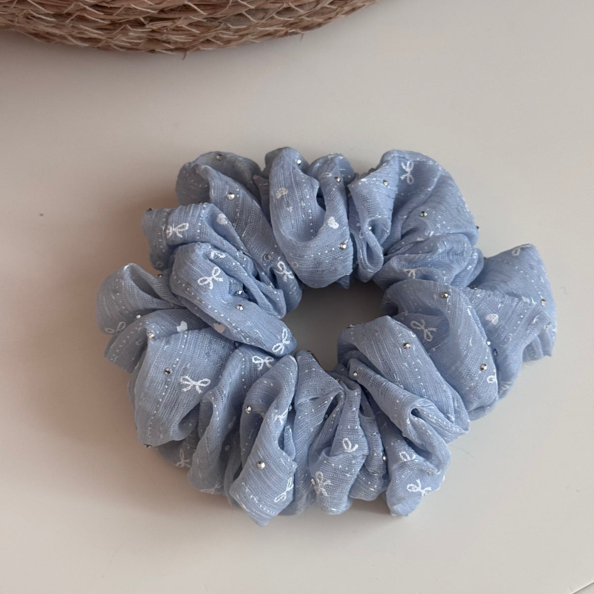 愛心蝴蝶結髮圈