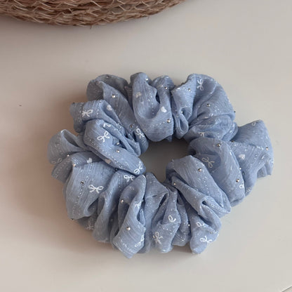 愛心蝴蝶結髮圈