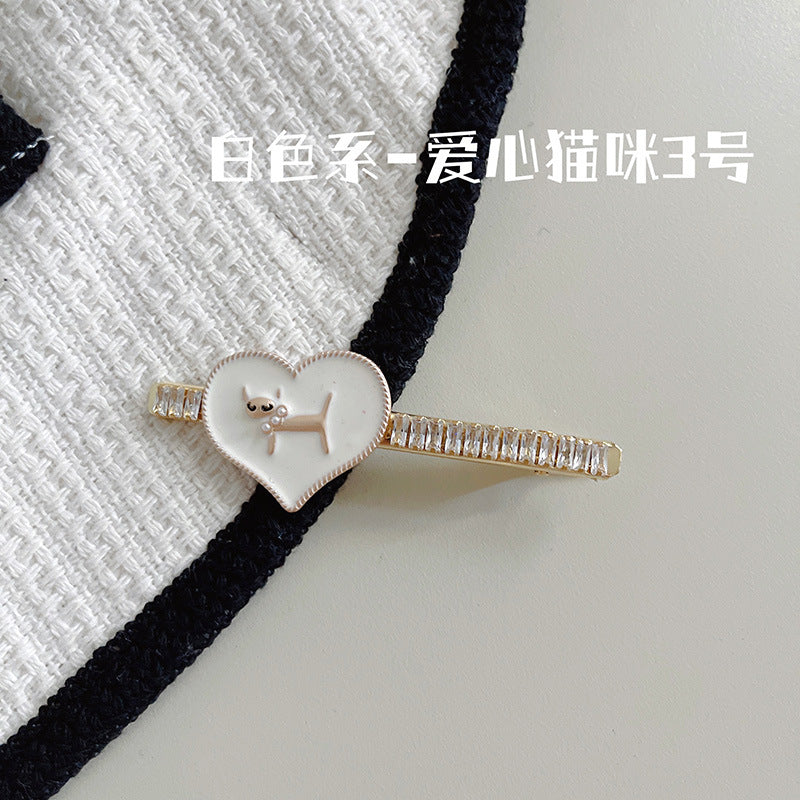 珍珠花朵髮夾