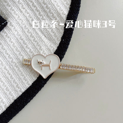 珍珠花朵髮夾