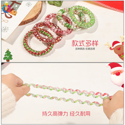 彈力繩簡約髮圈－第二視角實拍｜https://igowo.tw/
