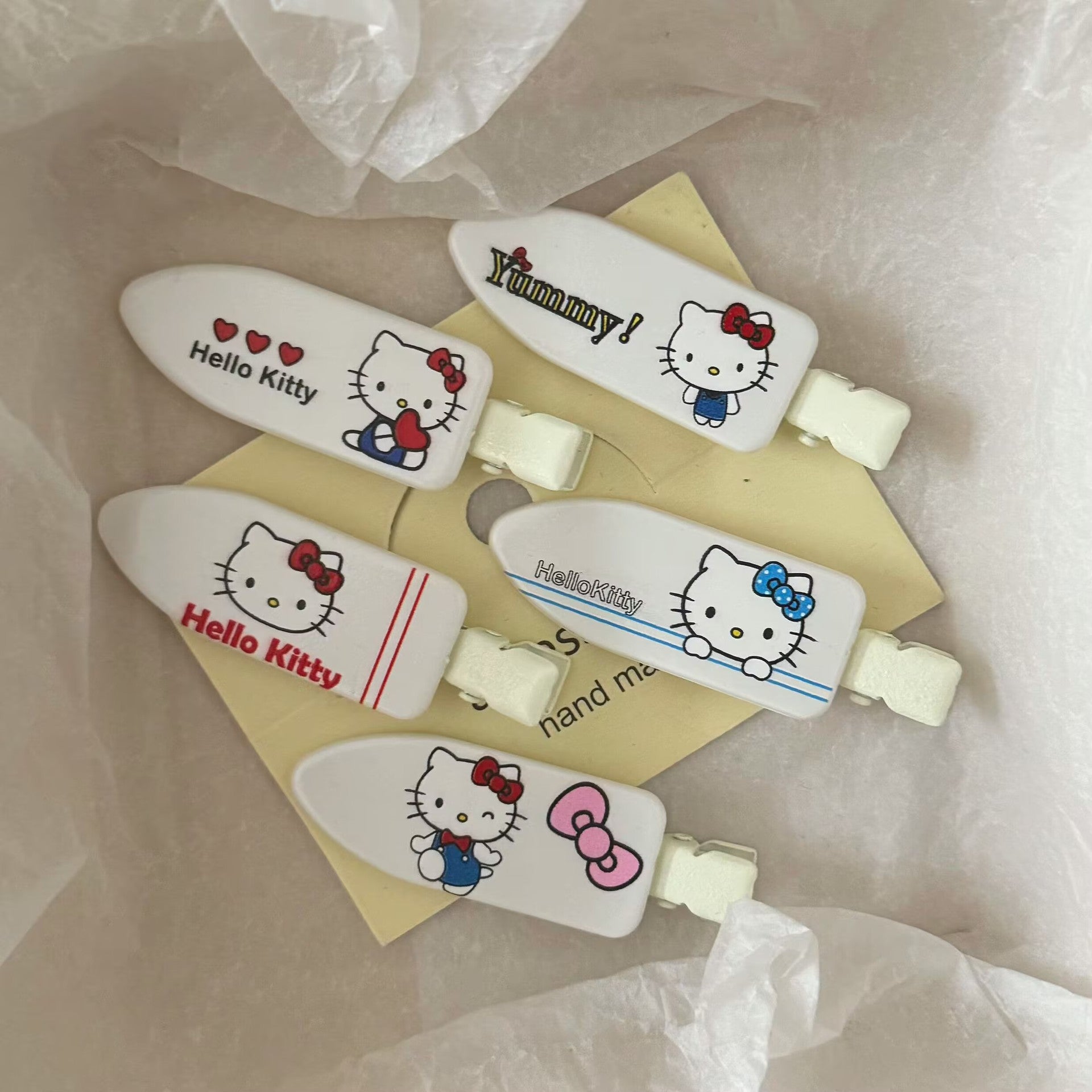 銀色貓咪簡約髮夾－商品主圖｜https://igowo.tw/
