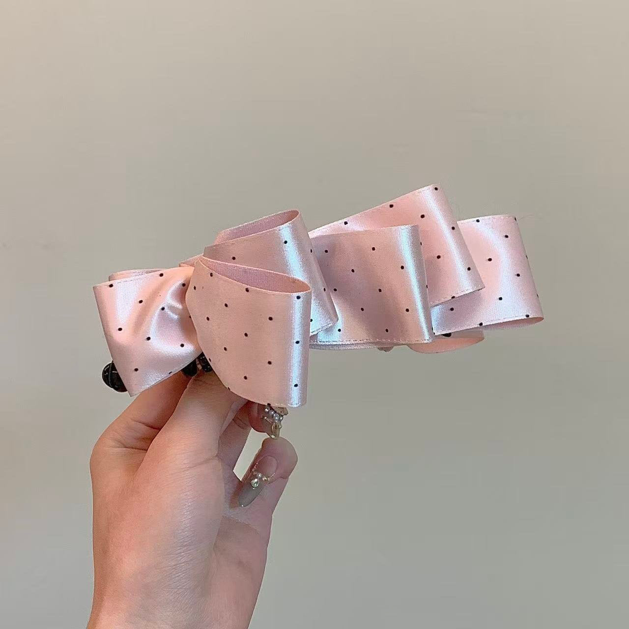 波點簡約髮夾