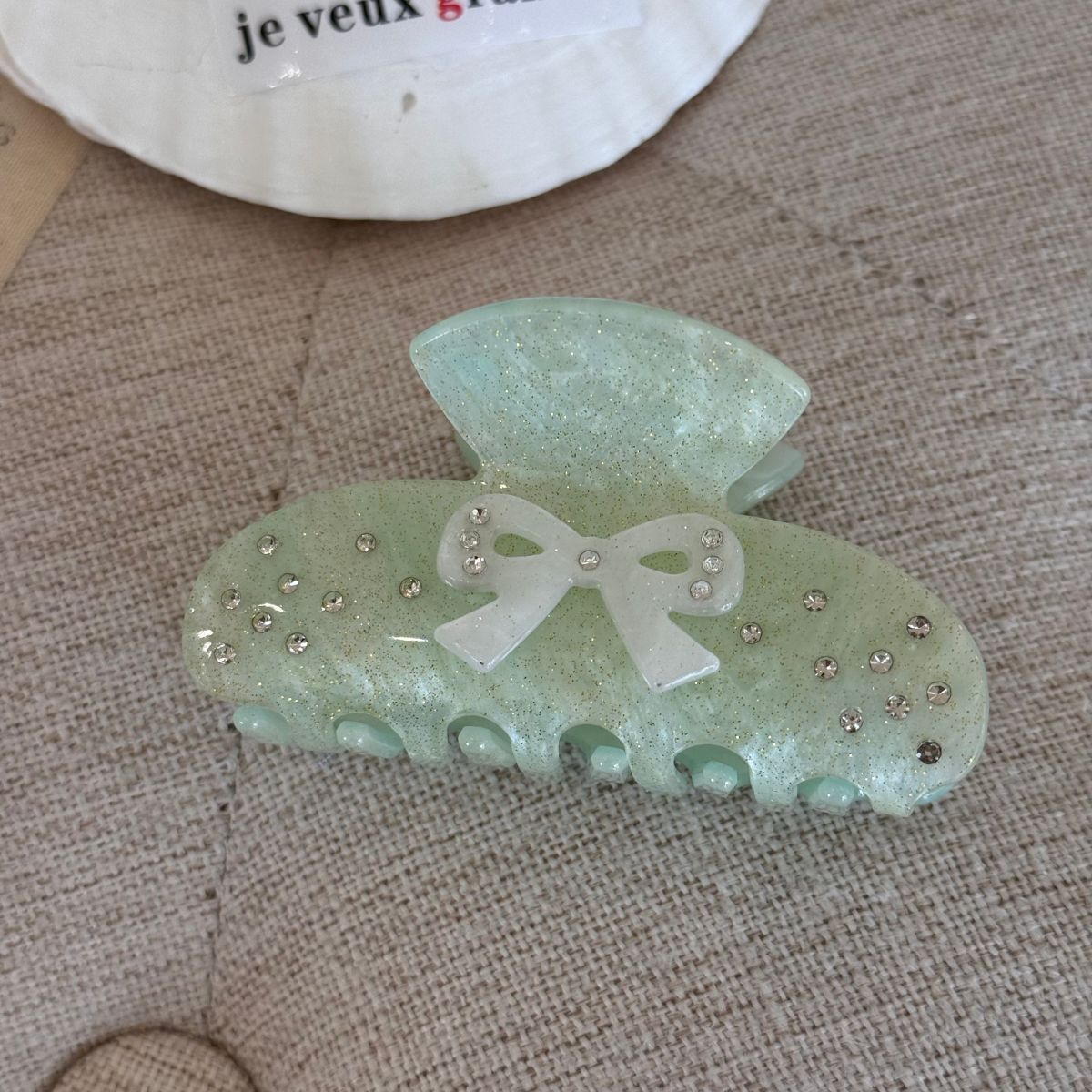 醋酸板材蝴蝶結髮夾