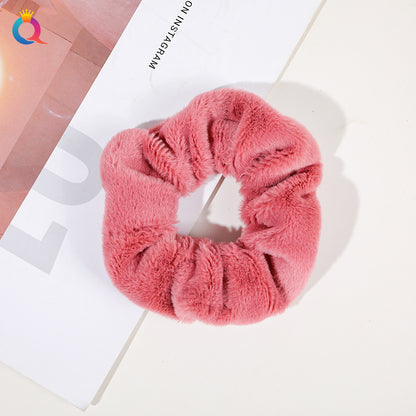 絨面大腸圈髮圈－細節特寫6｜https://igowo.tw/