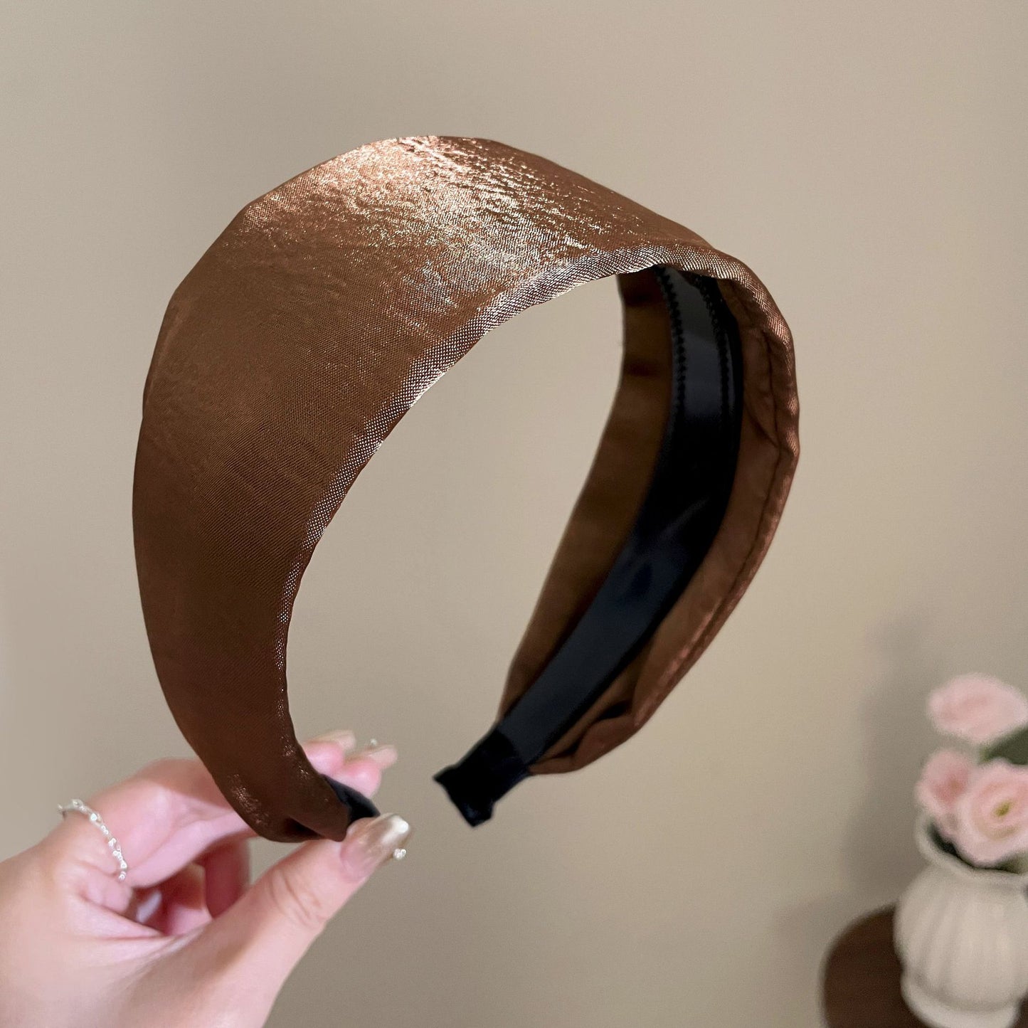寬版簡約髮箍