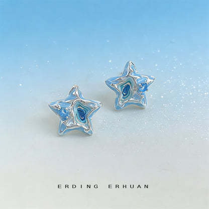 海星簡約耳釘－商品主圖｜https://igowo.tw/