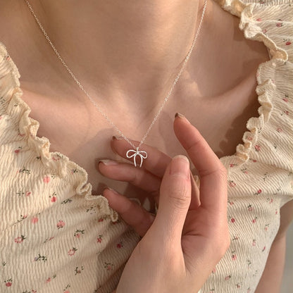 S925簡約項鍊－細節特寫6｜https://igowo.tw/