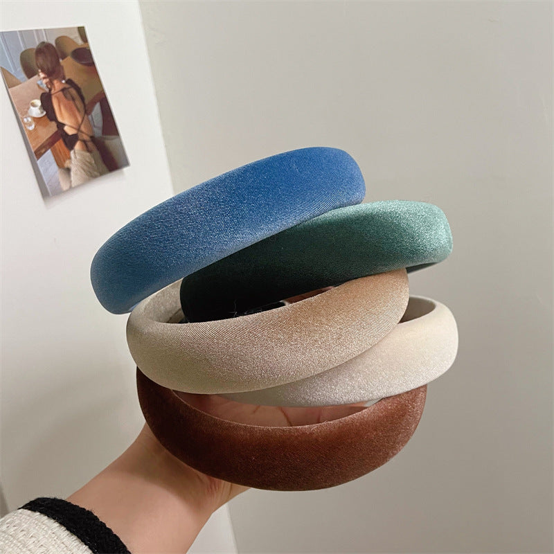 絨面復古髮箍－商品主圖｜https://igowo.tw/