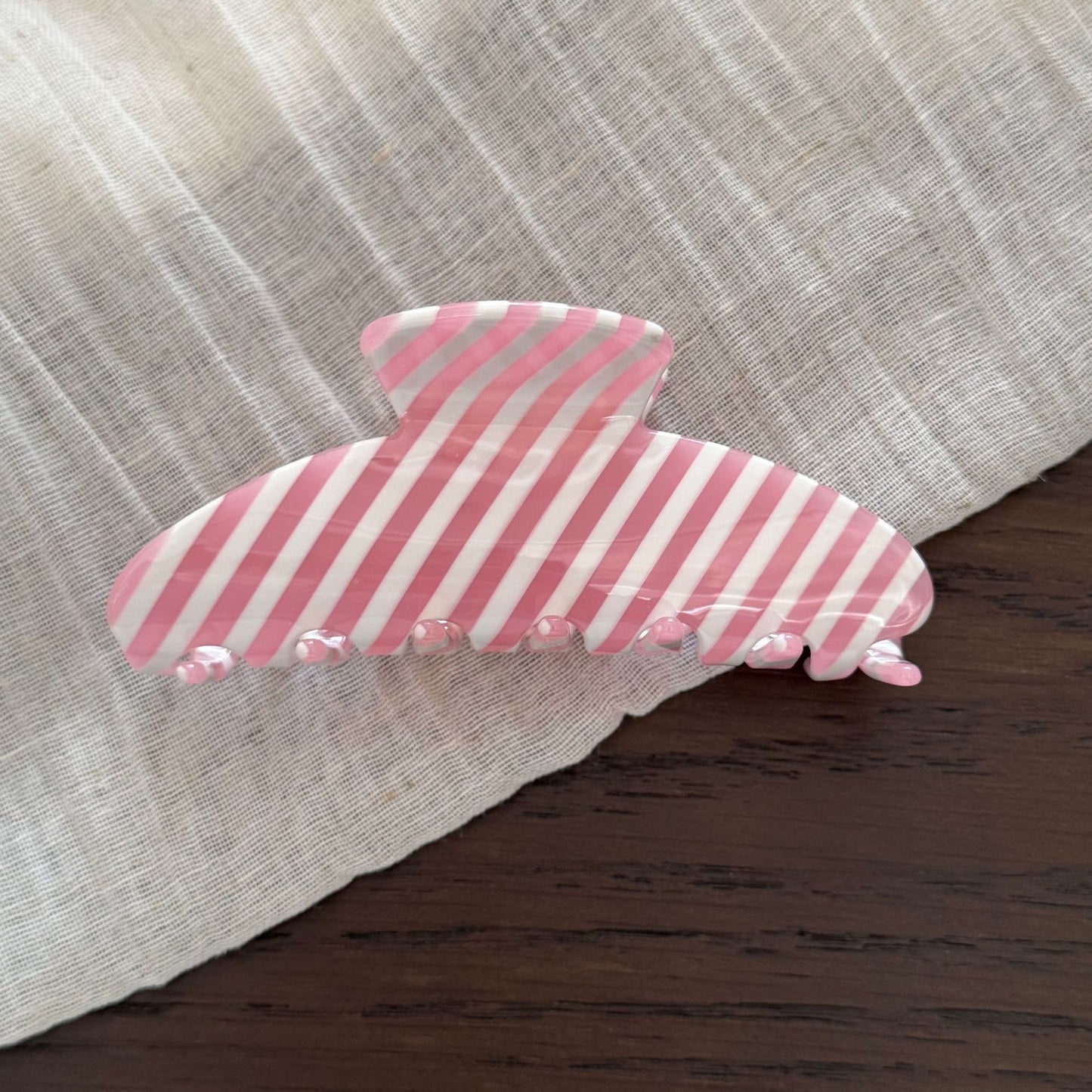 格紋簡約鯊魚夾