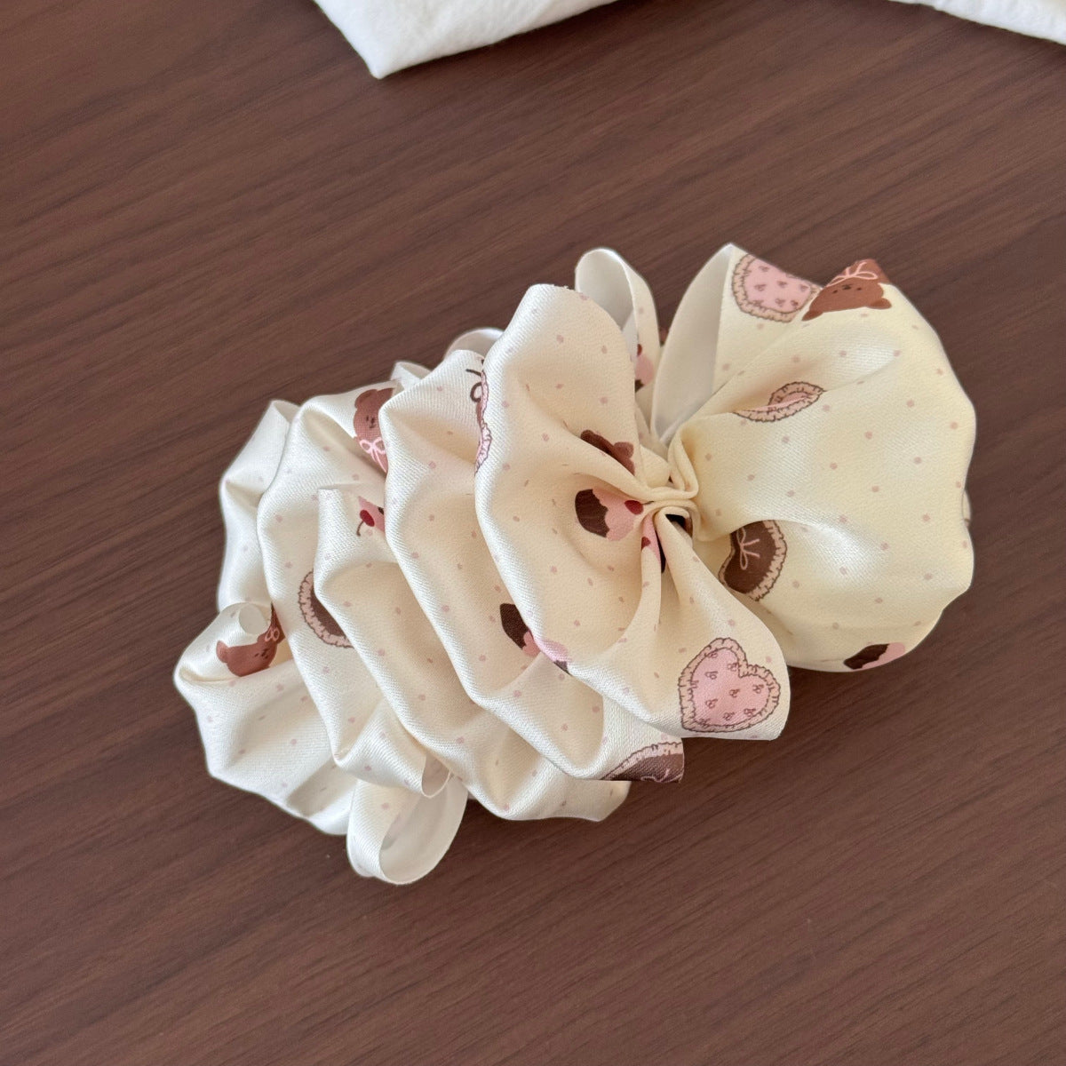 小熊蝴蝶結多層髮夾