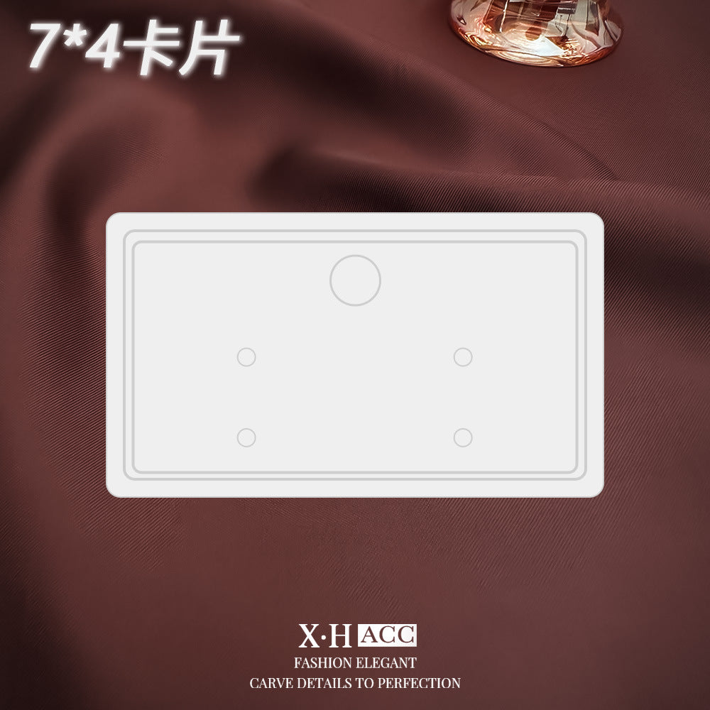 透明簡約耳環