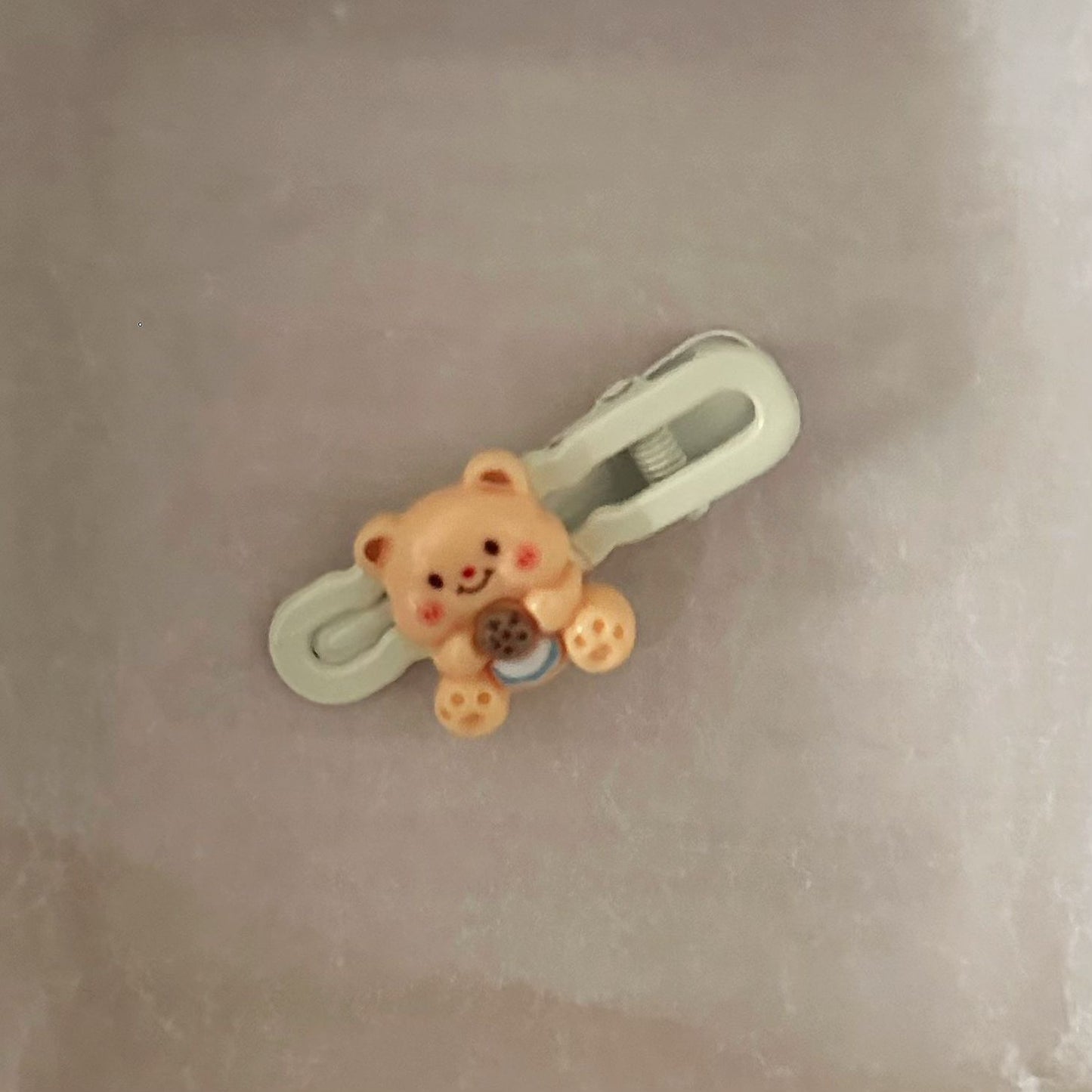黃色小熊髮夾