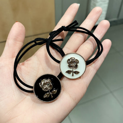玫瑰復古髮圈－商品主圖｜https://igowo.tw/