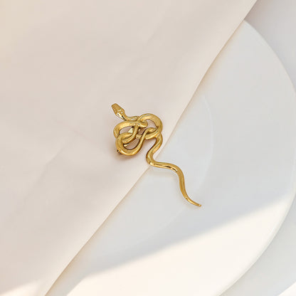 不鏽鋼天使太陽花胸針－/金色款細節｜https://igowo.tw/