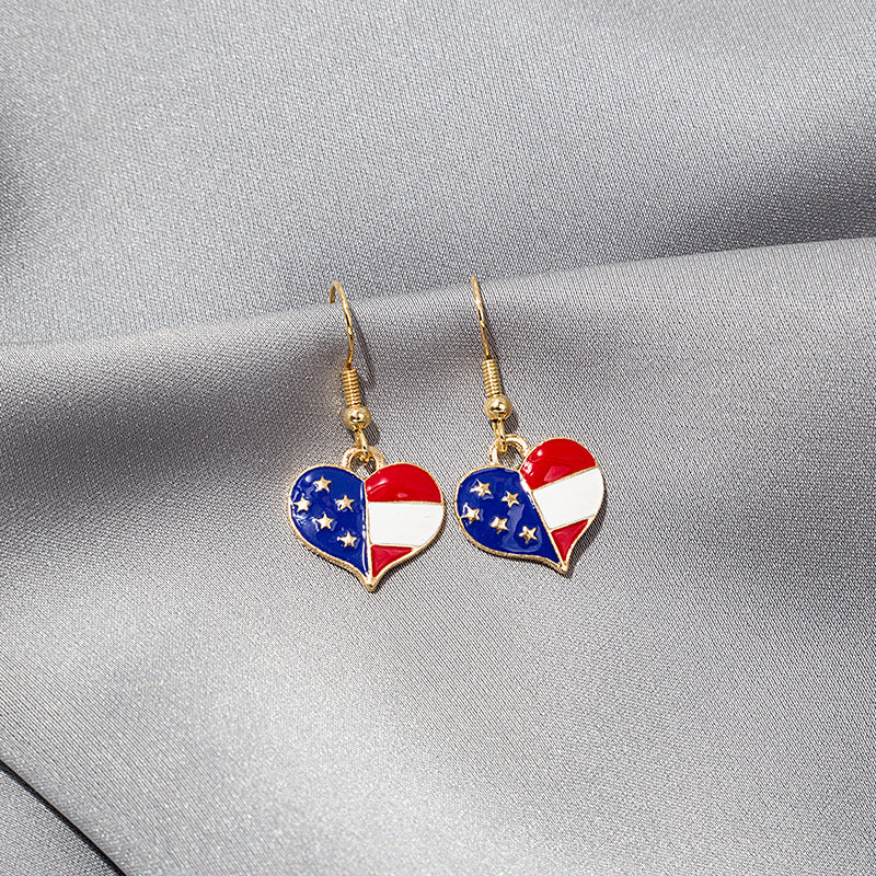 琺瑯幾何耳環－2/雨傘款實拍｜https://igowo.tw/