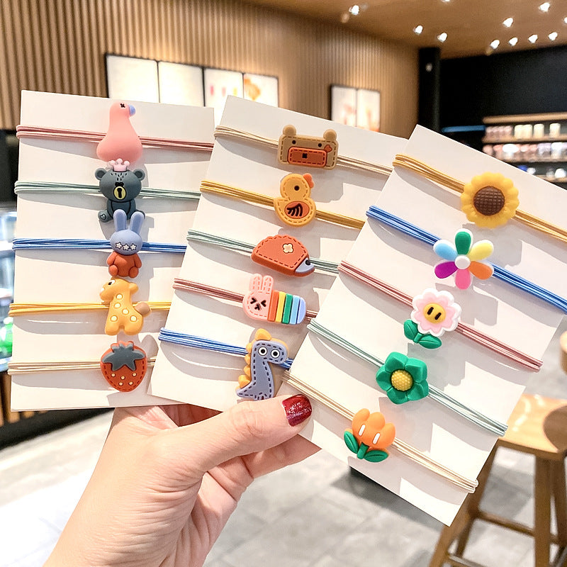 卡通簡約髮圈－商品主圖｜https://igowo.tw/