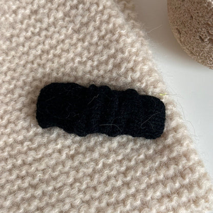 針織簡約髮夾