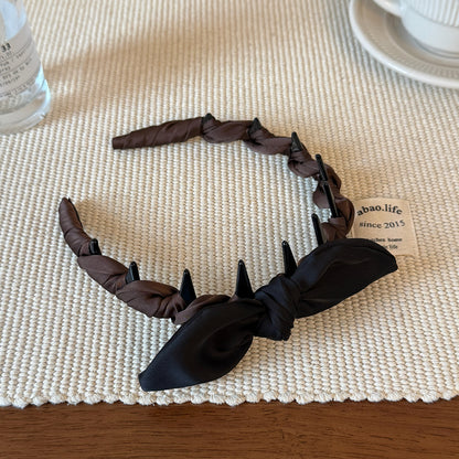 布面蝴蝶結髮箍
