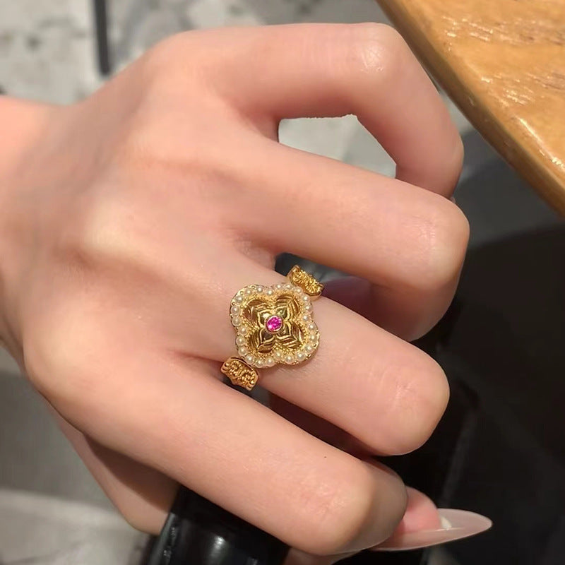 沙金蝴蝶戒指－細節特寫25｜https://igowo.tw/