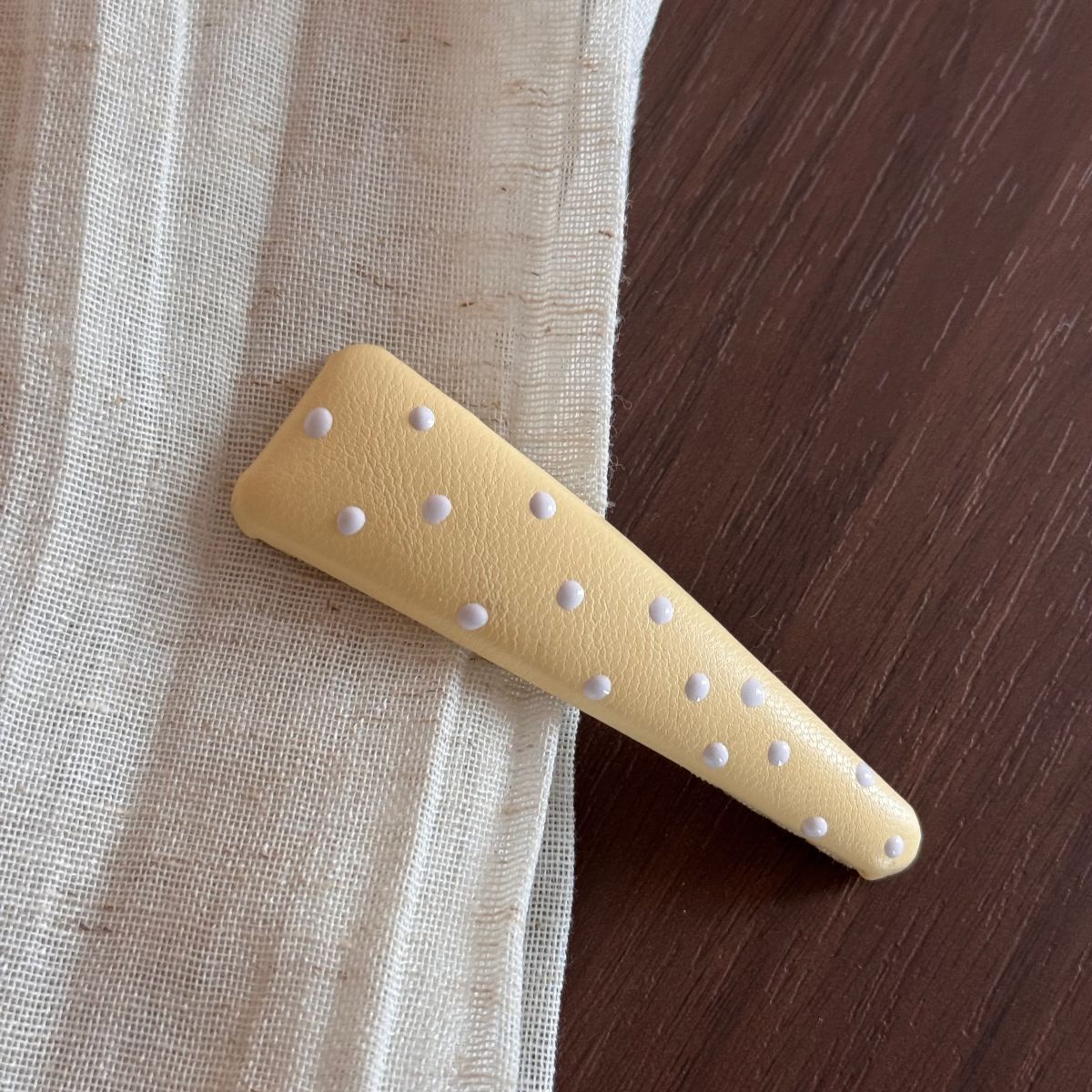彩色波點髮夾