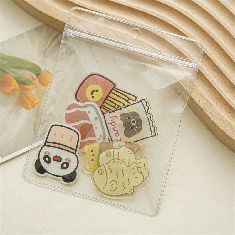 小熊兔子髮夾六件組