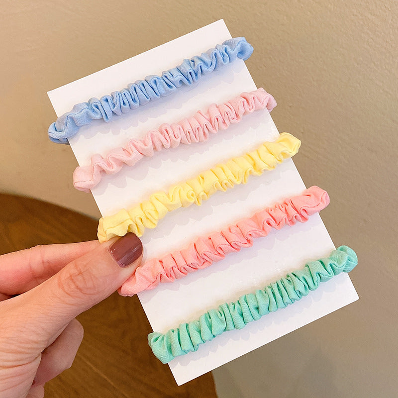 花朵簡約髮圈－細節特寫10｜https://igowo.tw/