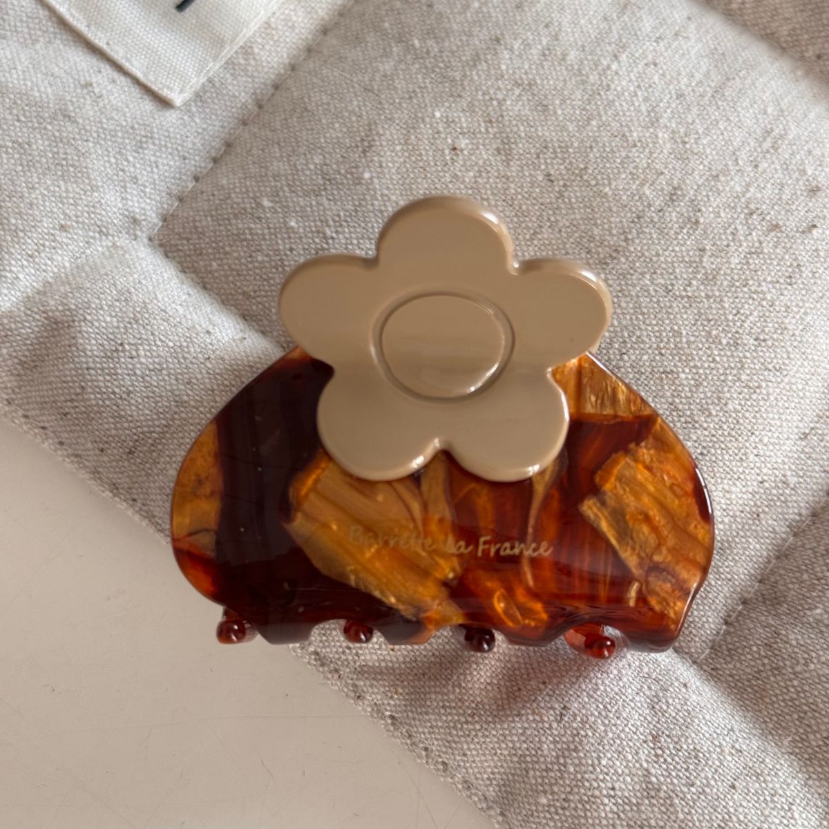 醋酸板材花朵鯊魚夾