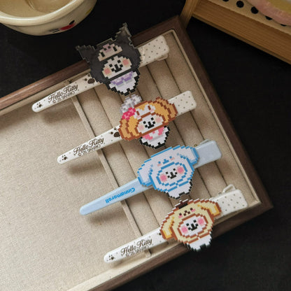 小熊簡約髮夾－商品主圖｜https://igowo.tw/