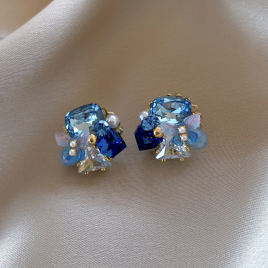 銀針花朵流蘇耳環－細節特寫16｜https://igowo.tw/