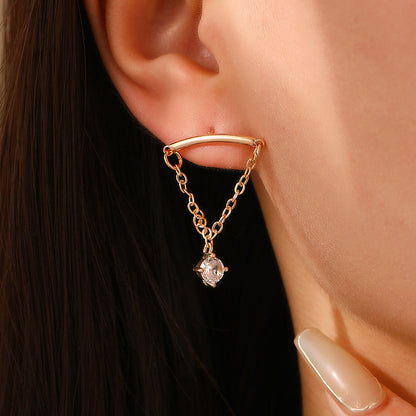 星星流蘇簡約耳釘