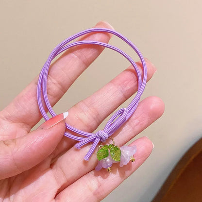 鈴蘭流蘇髮圈