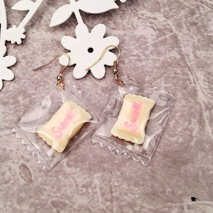 紫色琉璃蝴蝶流蘇耳釘