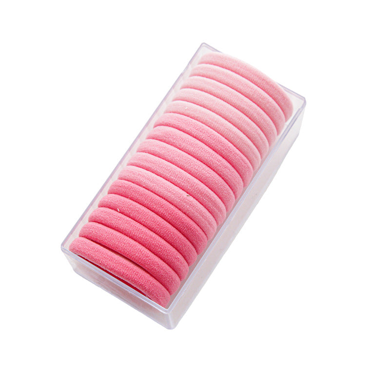 彩色彈力繩簡約髮圈－細節特寫3｜https://igowo.tw/