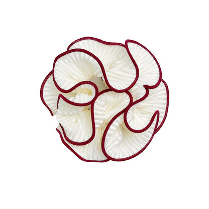 大腸圈多層髮圈－米白色款細節｜https://igowo.tw/