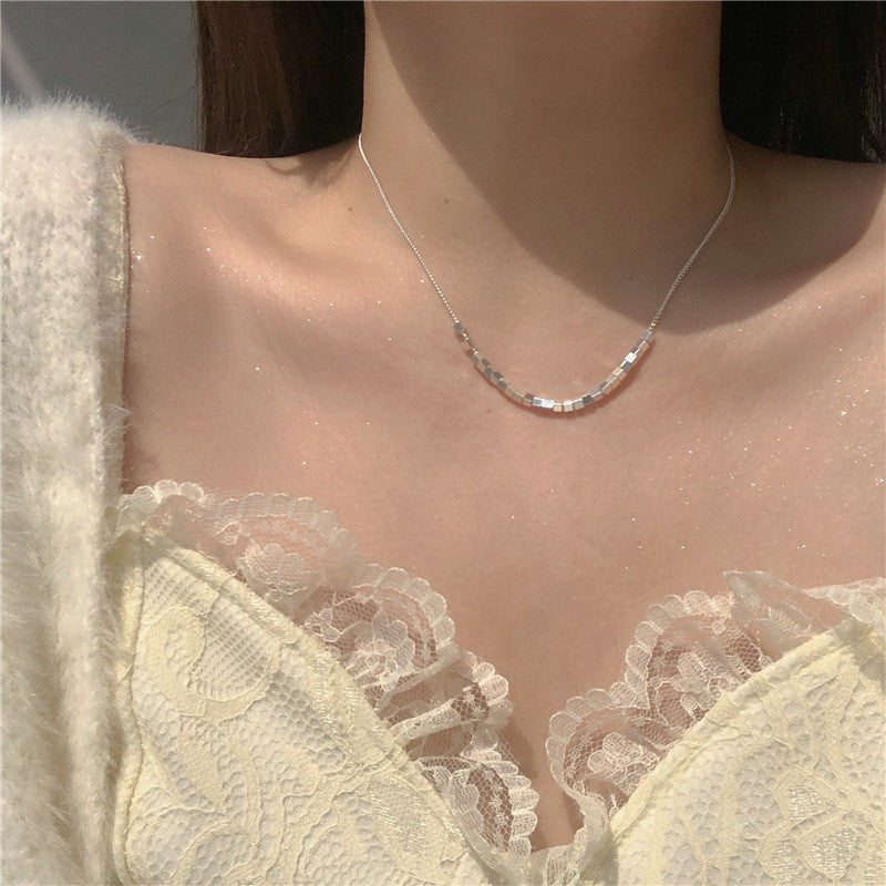 貝母流蘇項鍊－細節特寫8｜https://igowo.tw/