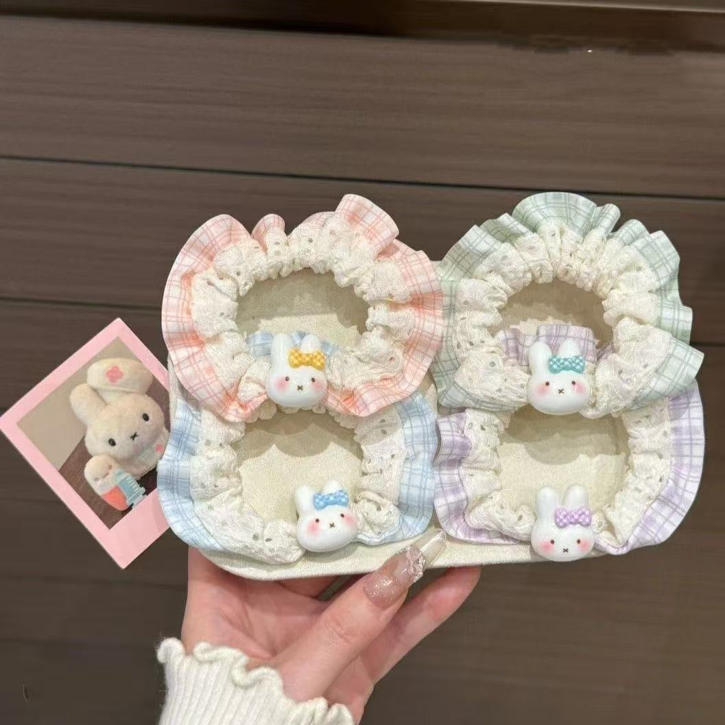 卡通簡約髮圈－紫色1條款細節2｜https://igowo.tw/