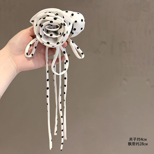 壓克力蝴蝶結鯊魚夾－商品主圖｜https://igowo.tw/