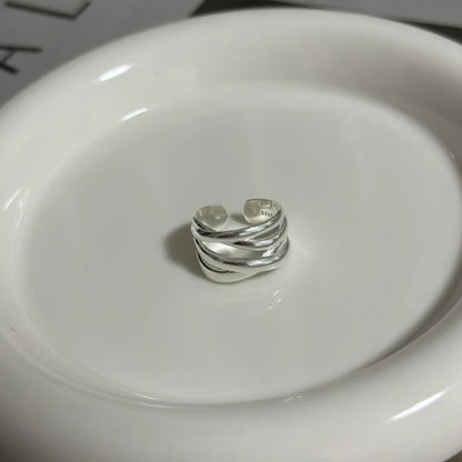 瑪瑙素圈可調式戒指