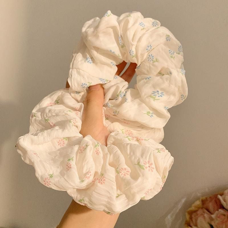 碎花大腸圈髮圈－商品主圖｜https://igowo.tw/
