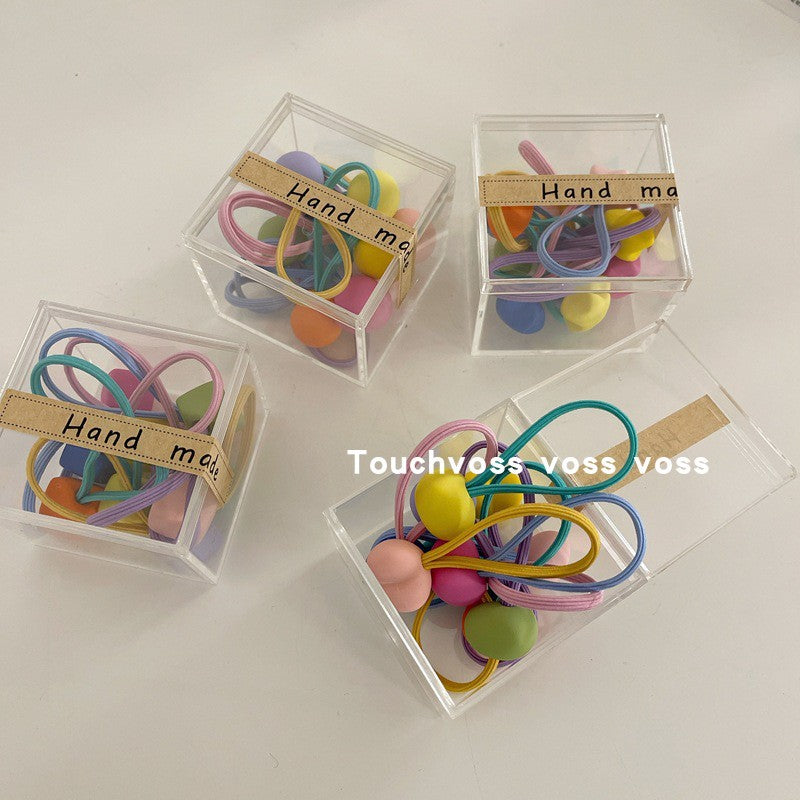 繽紛簡約髮圈－商品主圖｜https://igowo.tw/